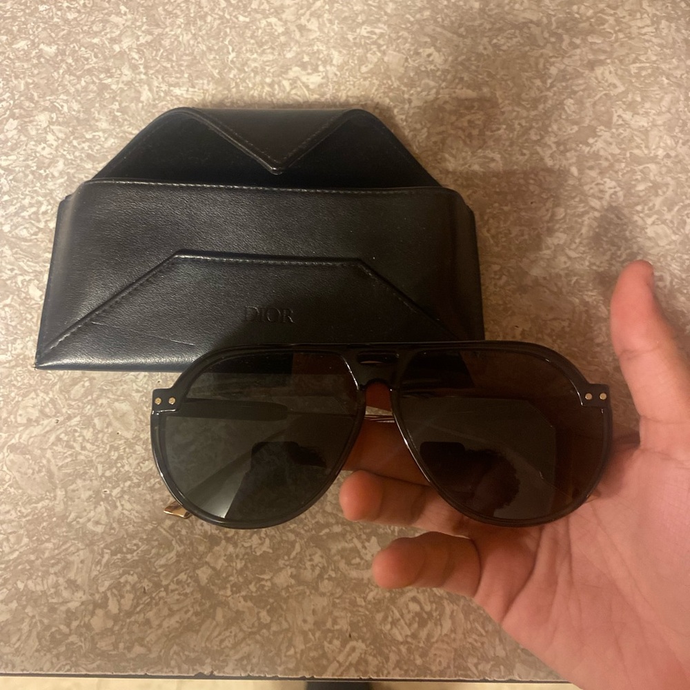 Dior Black Men's Sunglasses Case